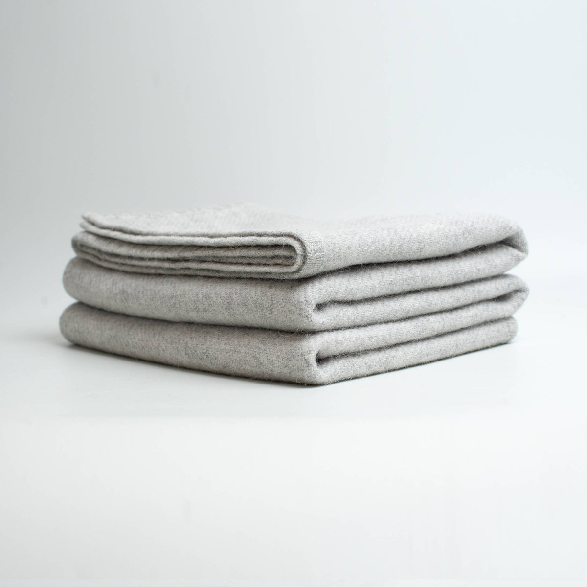 Gray Pure Luxury Alpaca Blanket Travel throw