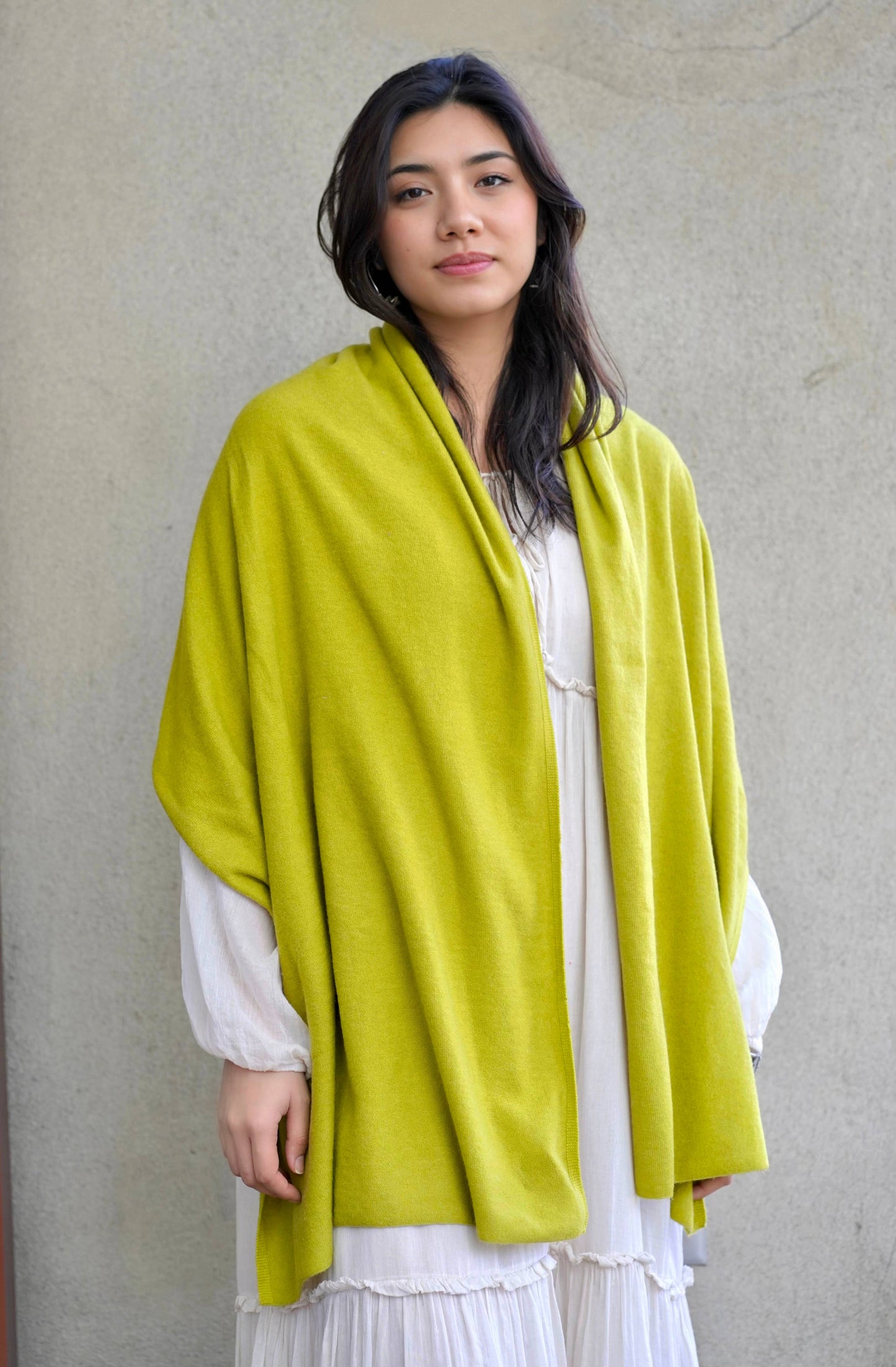 Cashmere Scarf/Wrap Peridot 