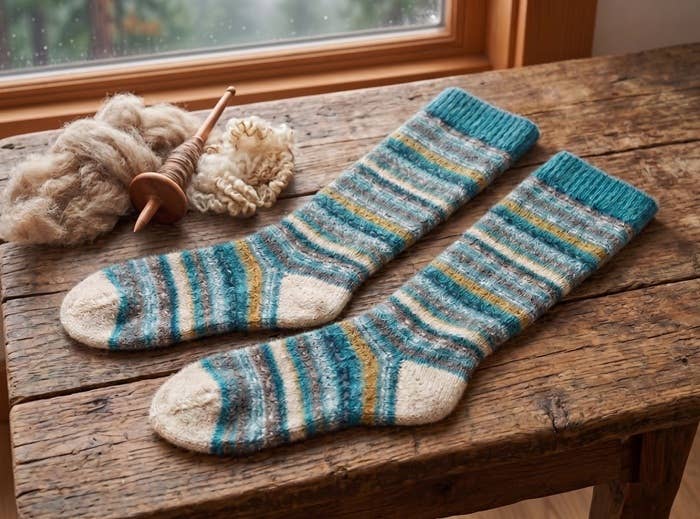 Premium Alpaca Blend Socks – One Size