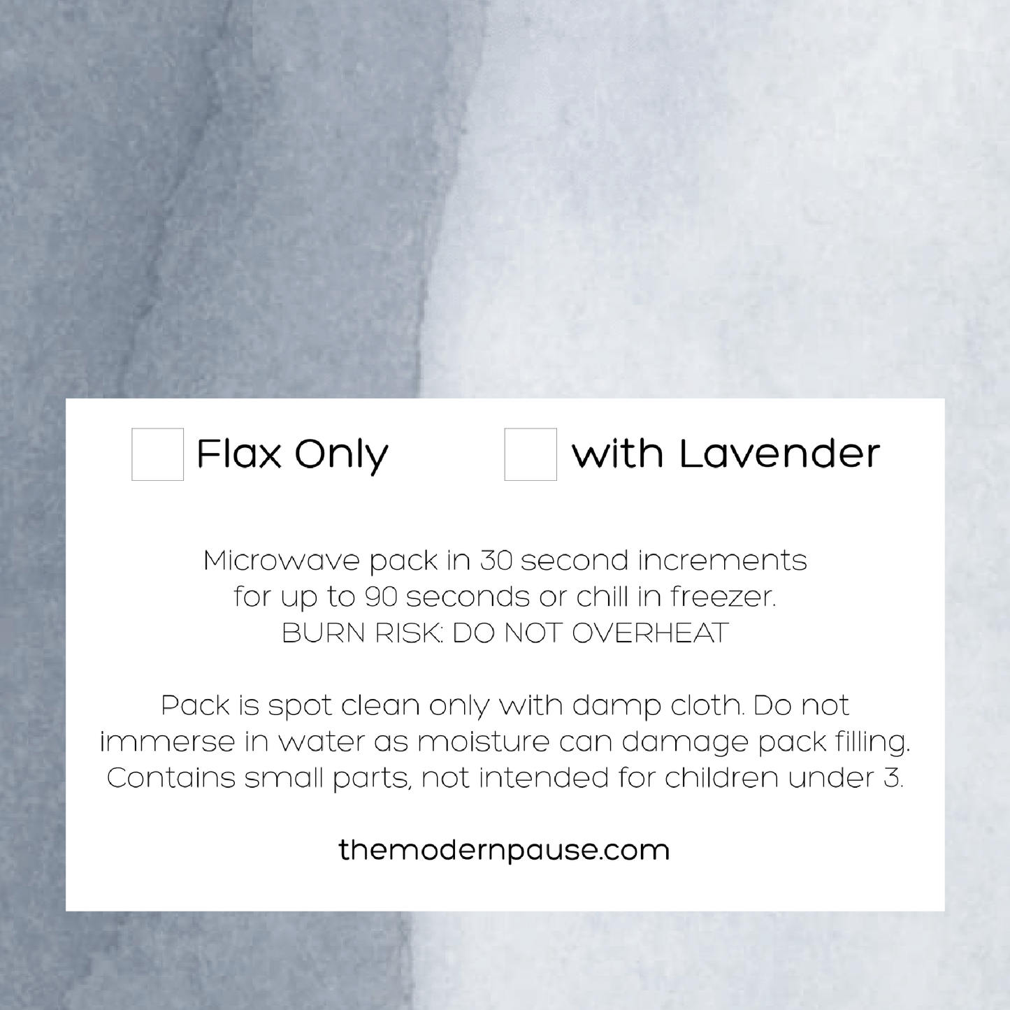 Eye Pillow - Stonewashed Organic Linen