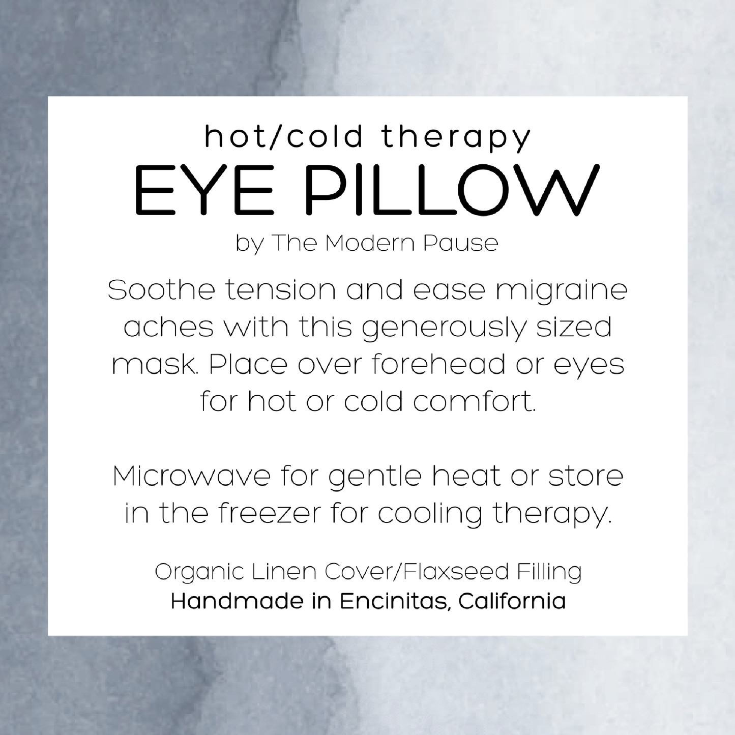 Eye Pillow - Stonewashed Organic Linen