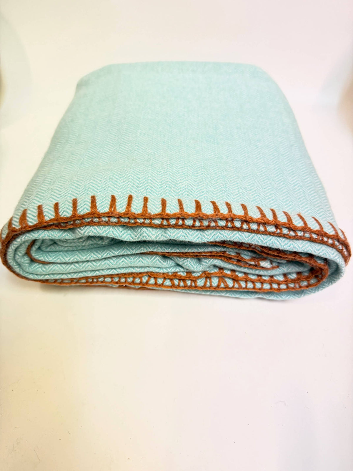Turquoise High Quality Luxury Cashmere Blanket Throw