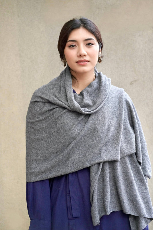 Cashmere Scarf/Wrap Charcoal 