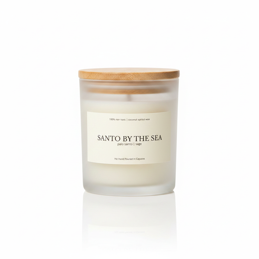 Santo by the Sea candle product photo