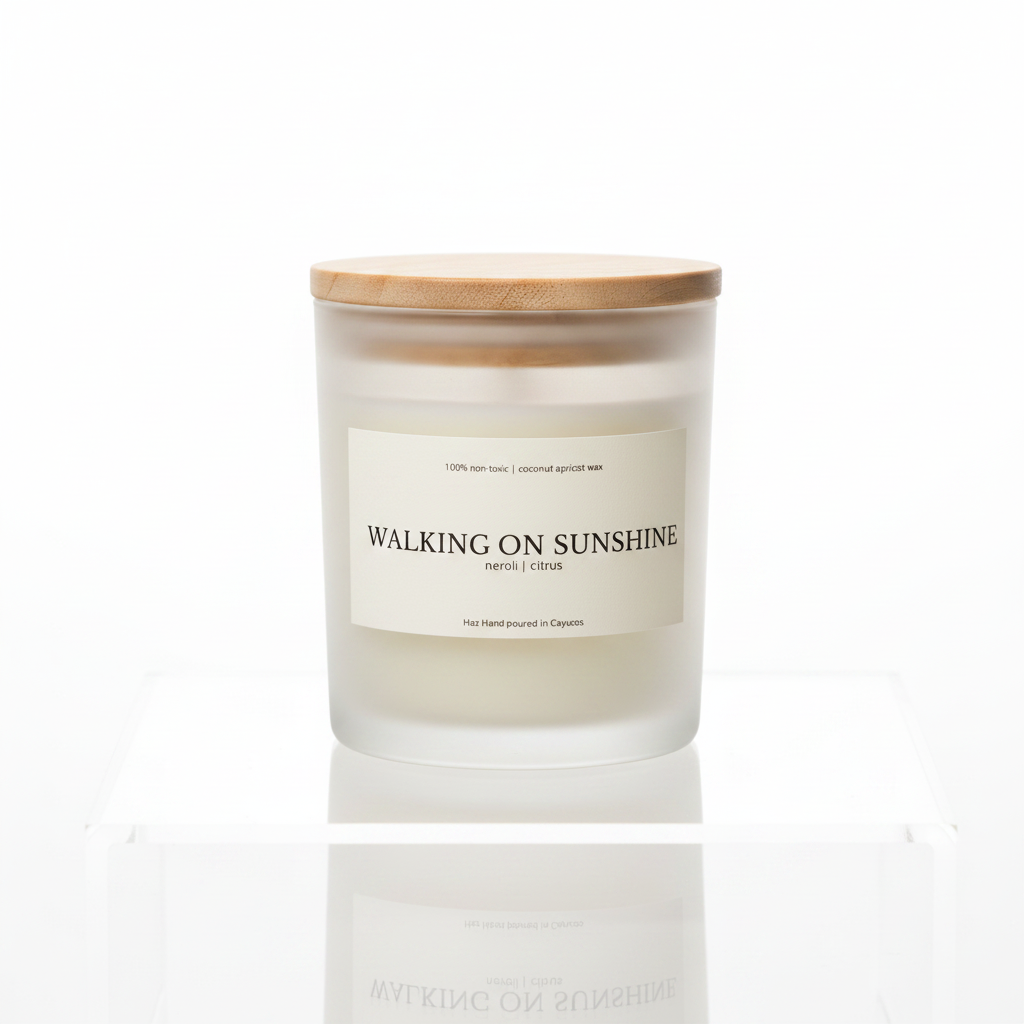 Walking on Sunshine candle product photo